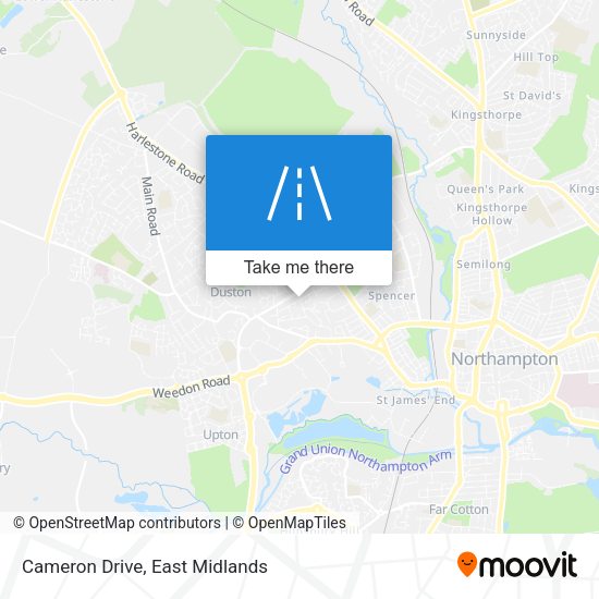 Cameron Drive map