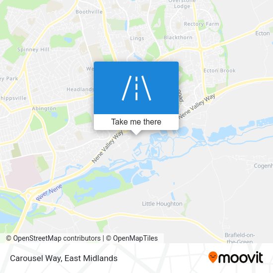 Carousel Way map