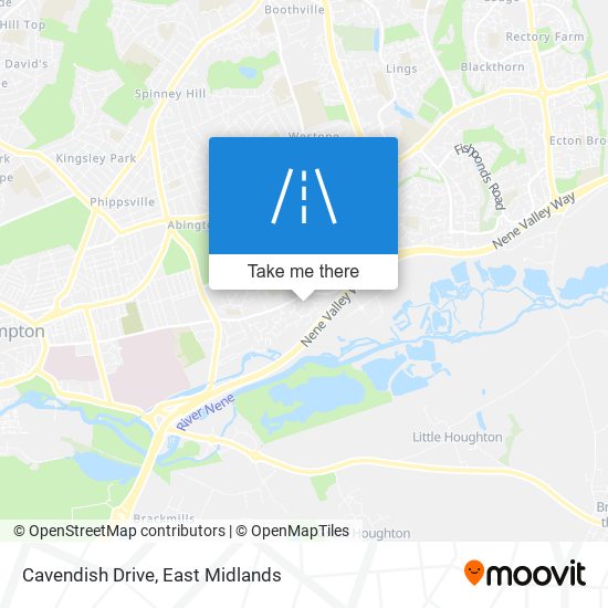 Cavendish Drive map