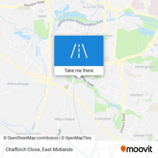 Chaffinch Close map