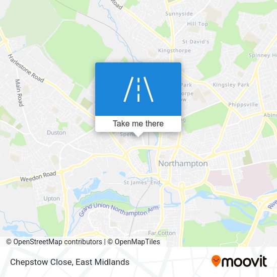 Chepstow Close map