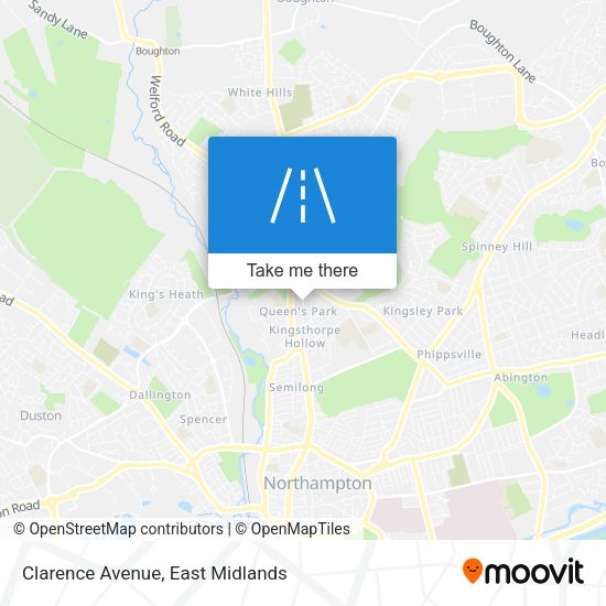 Clarence Avenue map