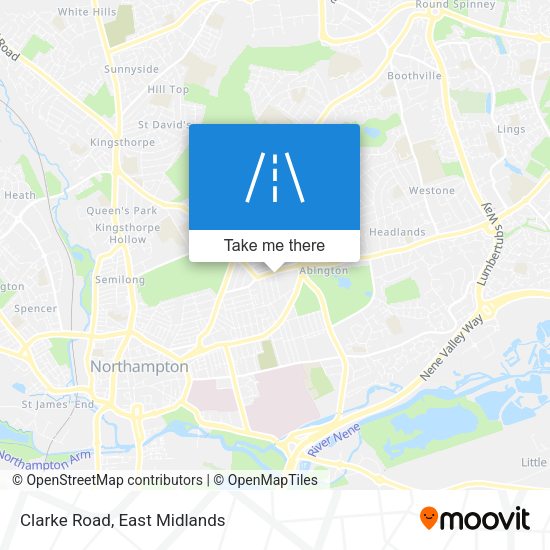Clarke Road map
