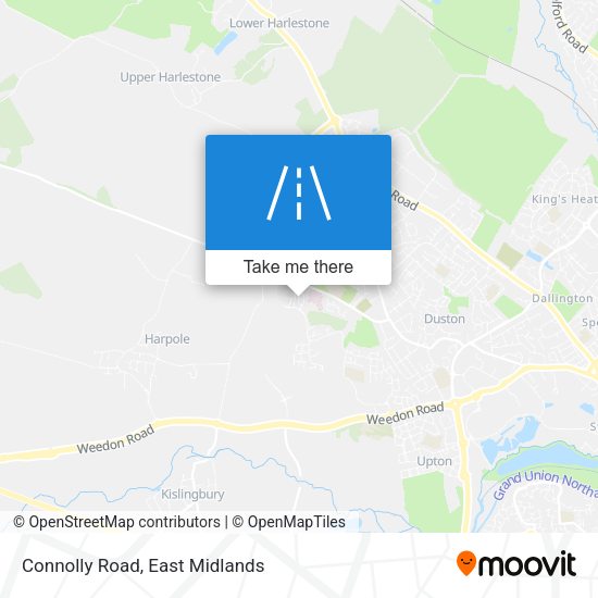 Connolly Road map