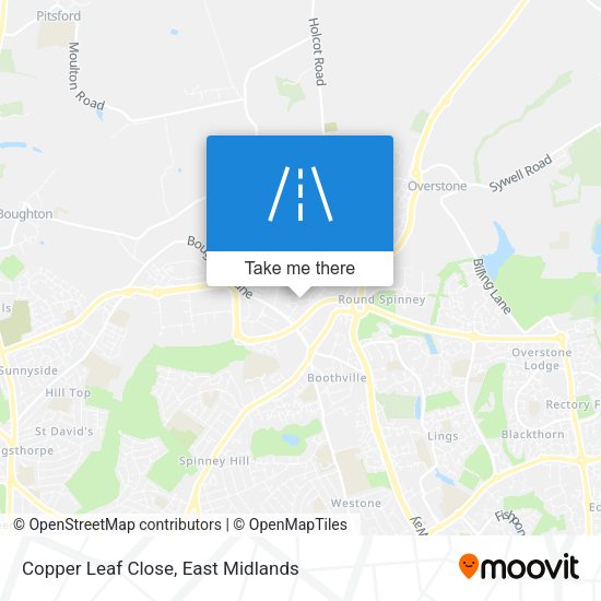 Copper Leaf Close map