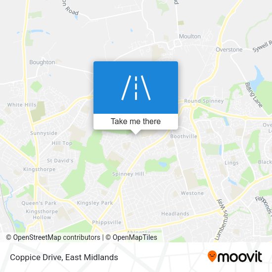 Coppice Drive map