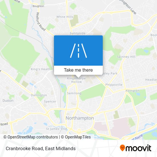 Cranbrooke Road map
