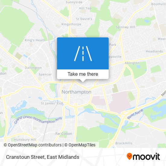 Cranstoun Street map