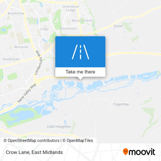Crow Lane map