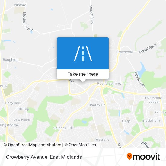 Crowberry Avenue map