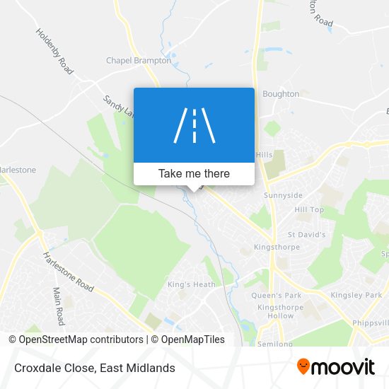 Croxdale Close map