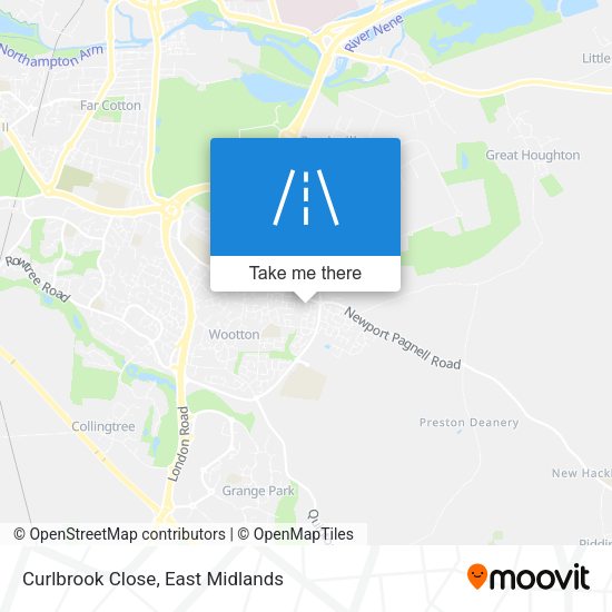 Curlbrook Close map
