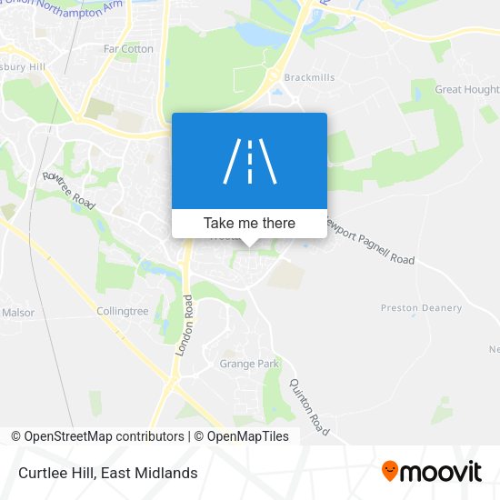 Curtlee Hill map