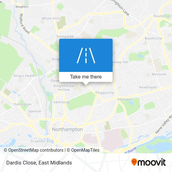 Dardis Close map