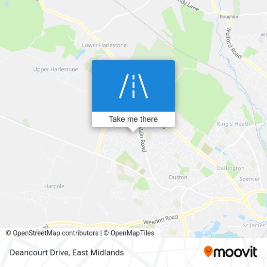 Deancourt Drive map