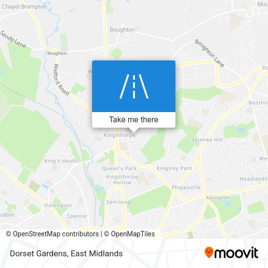 Dorset Gardens map
