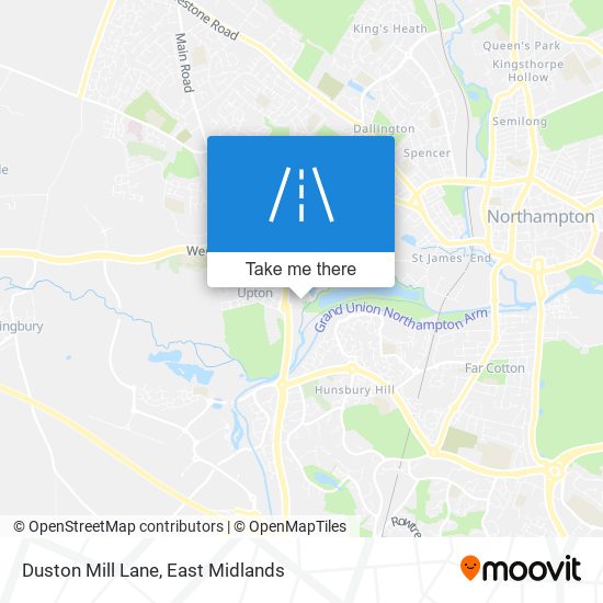 Duston Mill Lane map