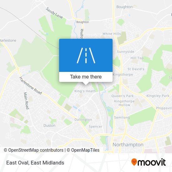 East Oval map