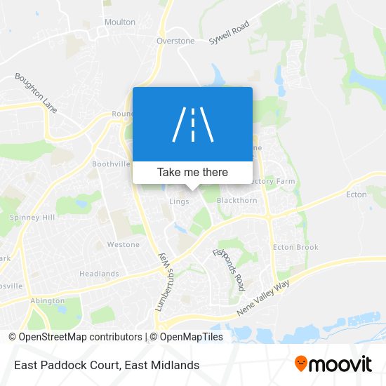 East Paddock Court map