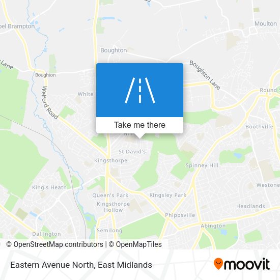 Eastern Avenue North map