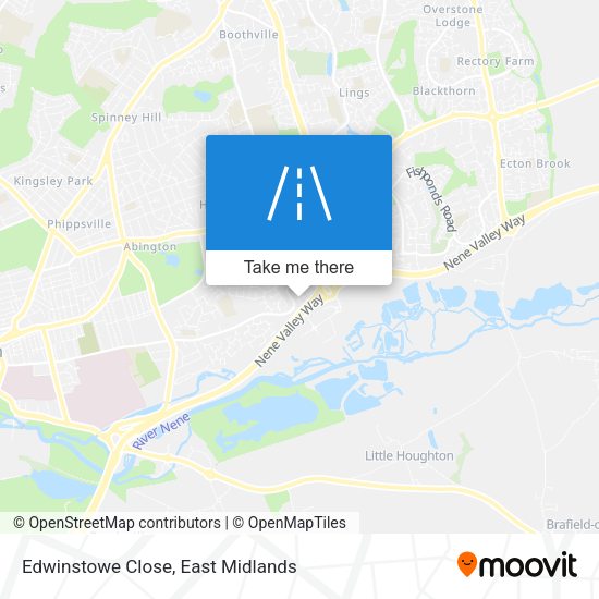 Edwinstowe Close map