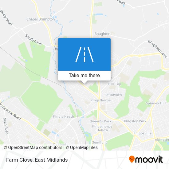 Farm Close map