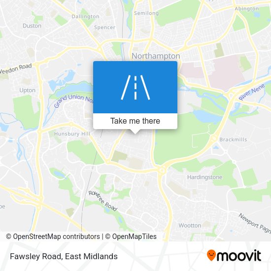 Fawsley Road map