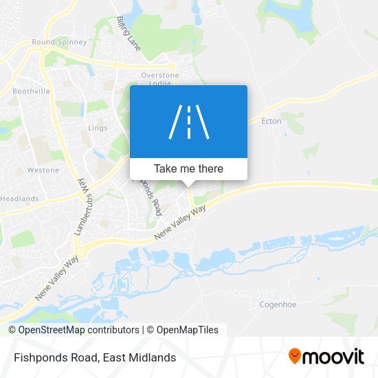 Fishponds Road map