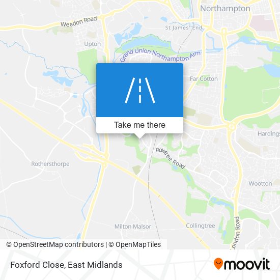 Foxford Close map