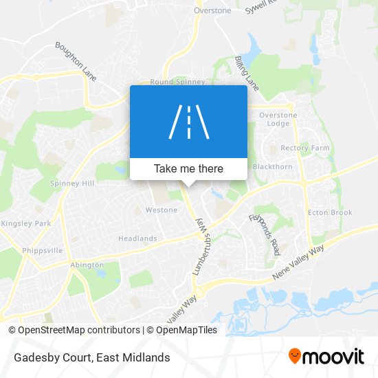 Gadesby Court map