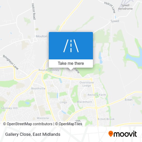 Gallery Close map