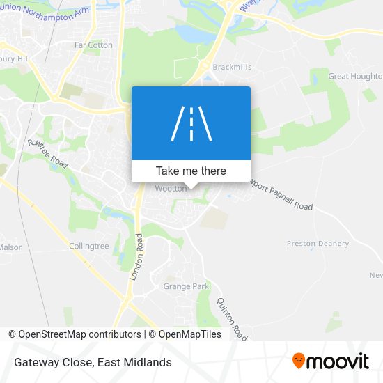 Gateway Close map