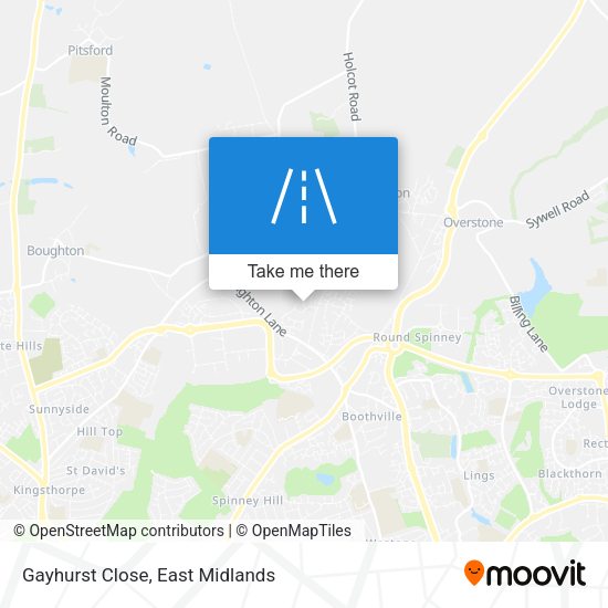 Gayhurst Close map