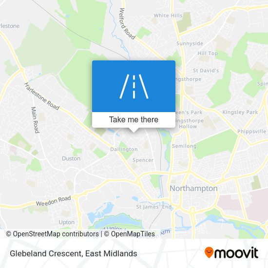 Glebeland Crescent map