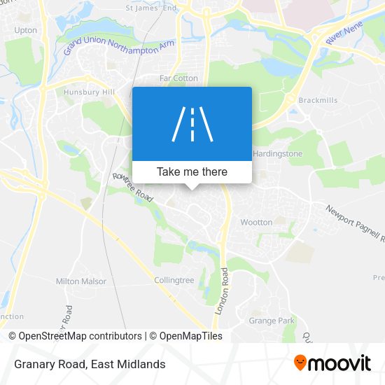 Granary Road map