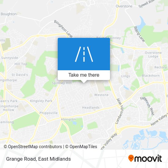 Grange Road map