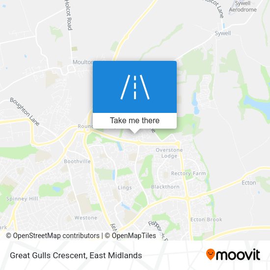 Great Gulls Crescent map