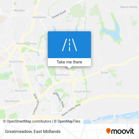 Greatmeadow map