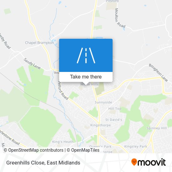 Greenhills Close map