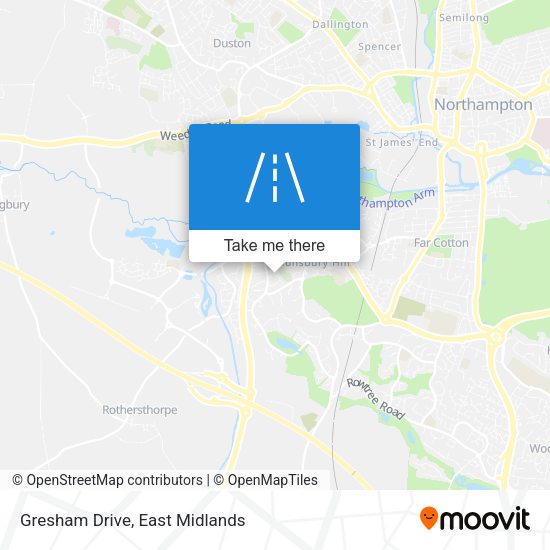Gresham Drive map