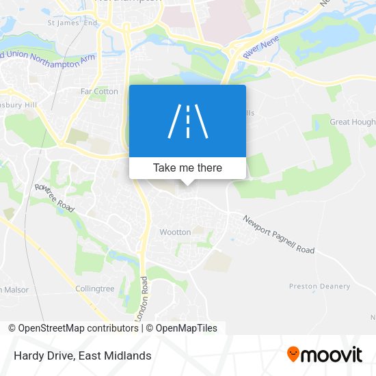 Hardy Drive map