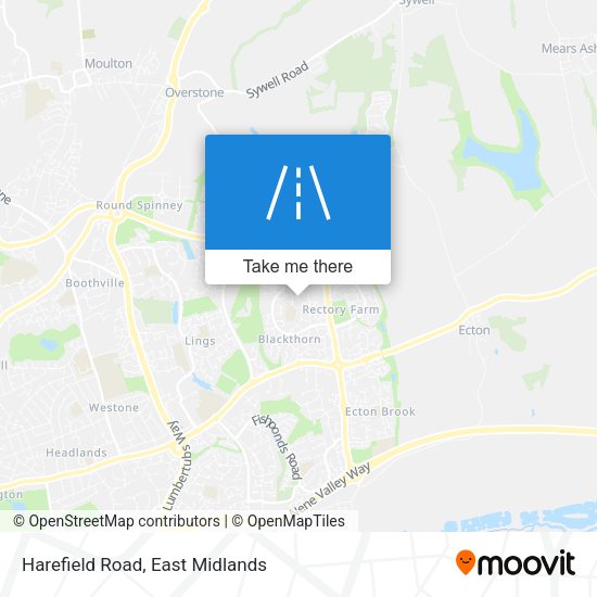 Harefield Road map