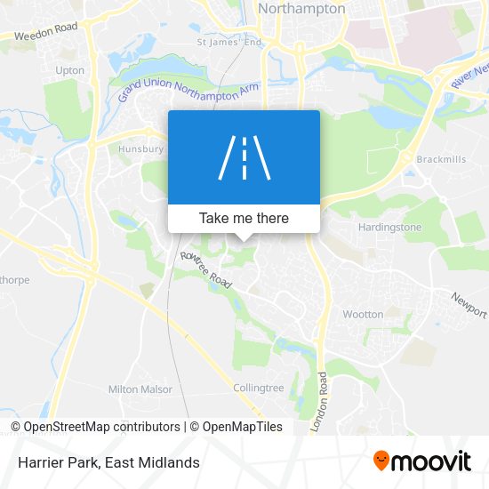 Harrier Park map