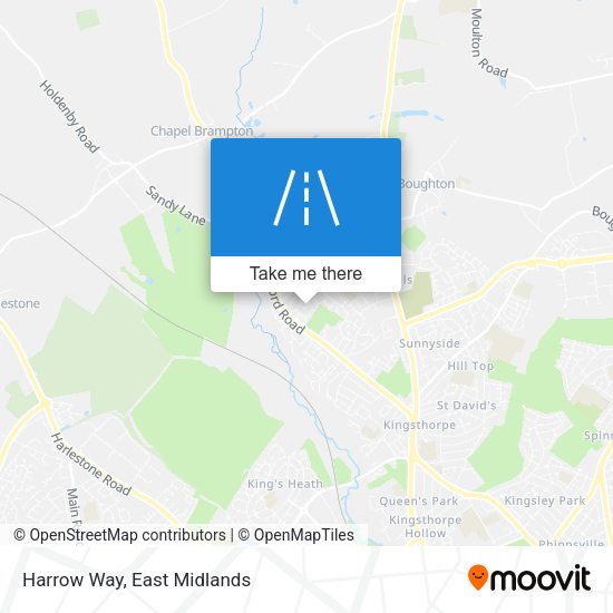 Harrow Way map