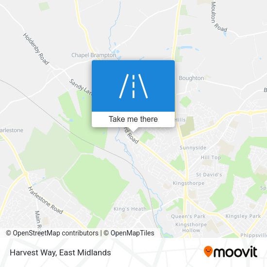 Harvest Way map