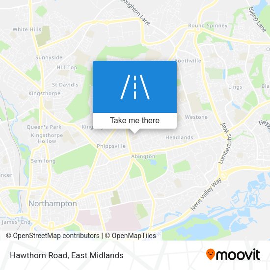 Hawthorn Road map