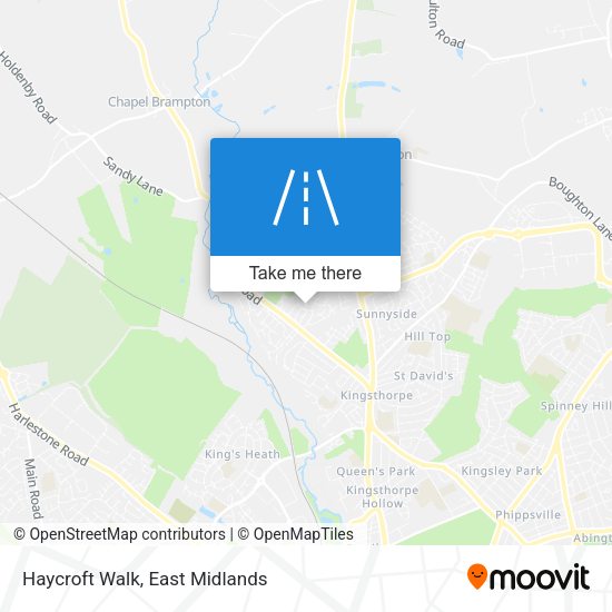 Haycroft Walk map