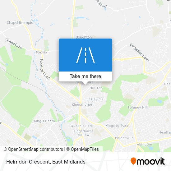 Helmdon Crescent map