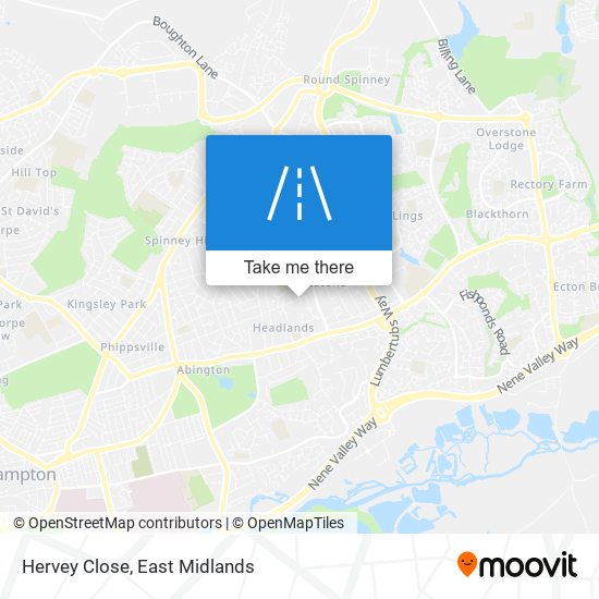 Hervey Close map