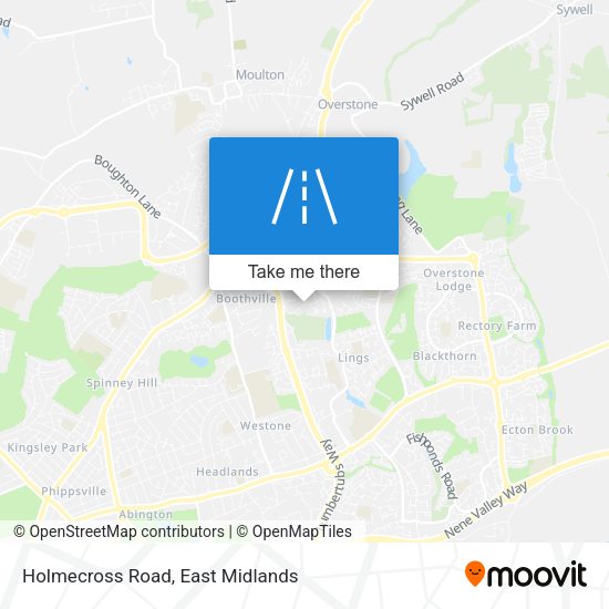 Holmecross Road map